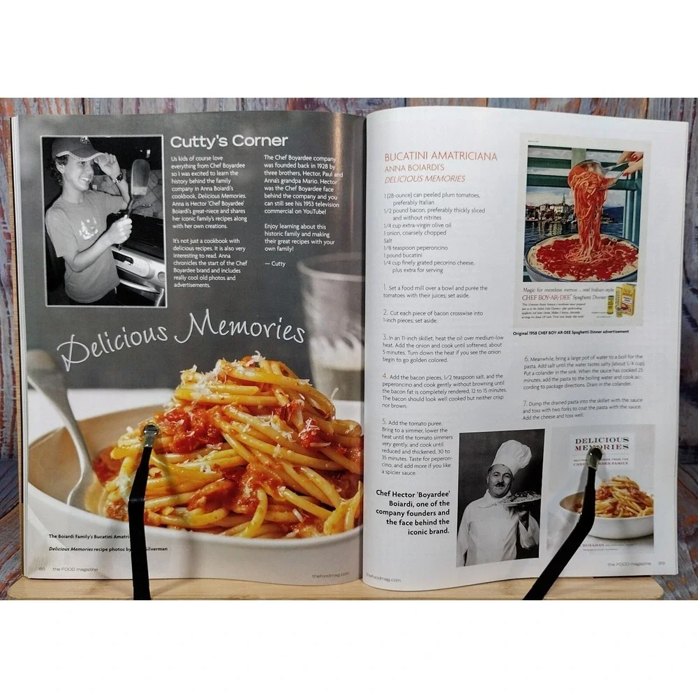 Food Magazine PREVIEW ISSUE Rocco, Alton Brown, Emeril, Michael Chiarello